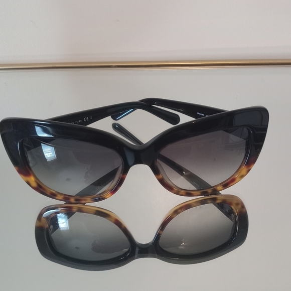 Kate Spade URSULA/S Brown and Black Cateye Sunglasses - Picture 6 of 10